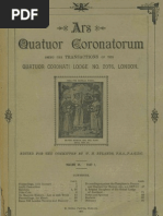 Ars Quatuor Coronatorum Volume 10 (1897) | PDF | Freemasonry ...