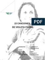 23 Canciones de Violeta Parra