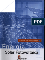 energía solar fotovoltaica, manual del instalador