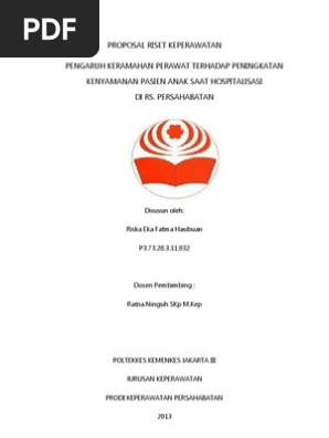 Proposal Riset Keperawatan