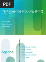 Performance Routing PfR