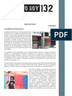 Boletín de Prensa DM #YoSoy132