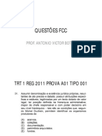 Antoniovictor Arquivologia Completo 069 Exercicios Fcc