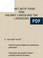 Kalimat Aktif Langsung