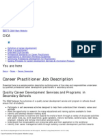 Career Practitioner Job Description _ Member Lounge