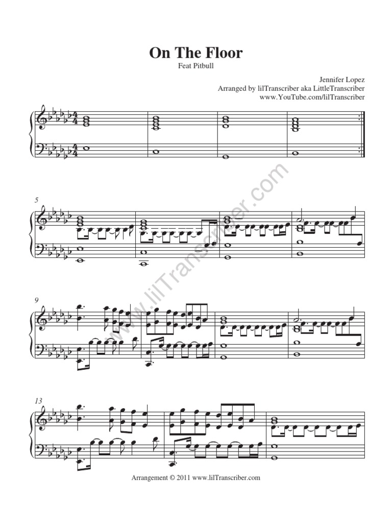 Jennifer Lopez On The Floor Ft Pitbull Works Leisure