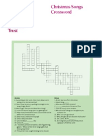 NT Christmas Songs Crossword