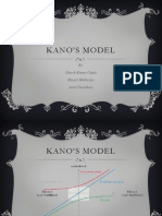 Kano'S Model: By: Dinesh Kumar Gupta Mayuri Mukherjee Amit Choudhary