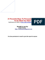 21 Ways To Persuade People