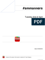 #Smmanners #Smmanners: Tuesday 2nd of April