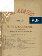 Reclams de Biarn e Gascounhe. - 1er de Heurè 1897 - N°1 (1re Anade)