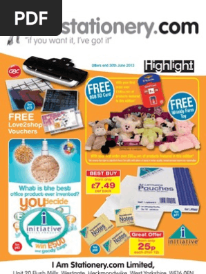 I Am Stationery.com Highlight Mailer