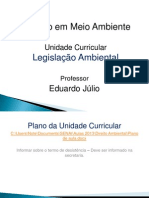 Legislação Ambiental e Princípios