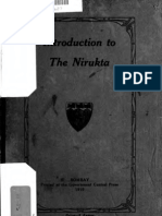 Introduction To The Nirukta and The Literature Related To It