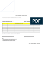 Asset Transfer Form