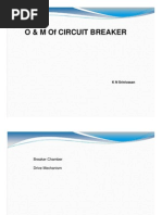 O & M of Circuit Breaker: K N Srinivasan