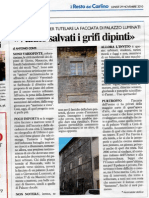 Salvare Palazzo Luminati (Vanno Salvati I Grifi Dipinti)