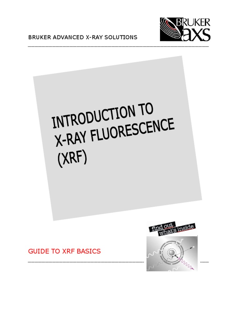Introduction To X-Ray Fluorescence XRF | PDF | X Ray Crystallography ...