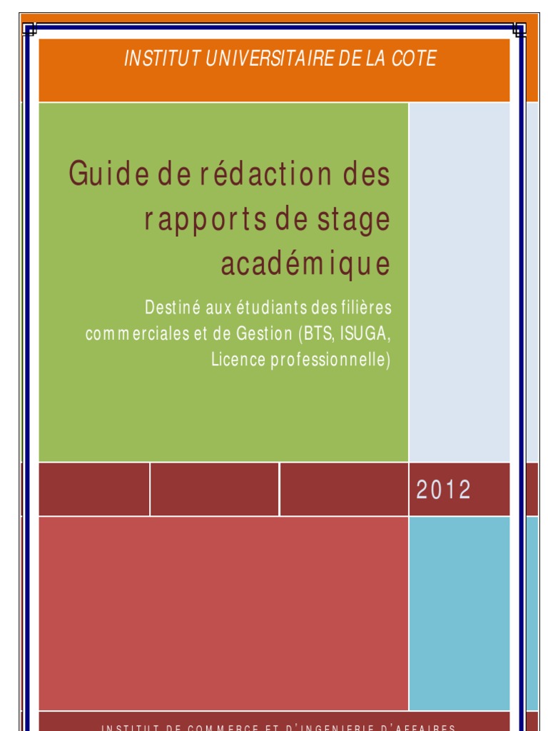 Guide de Redaction Du Rapport de Stage Ver 1.2.Docx