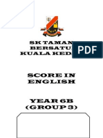 Score in English: SK Taman Bersatu, Kuala Kedah