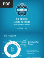 Download Hubbub Pitch Deck by Awesome Pitch Company SN133794414 doc pdf