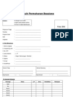01. Form Pendaftaran TRIPUTRA 2013