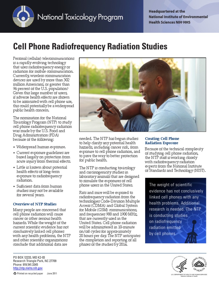 NTP Cell Phone Radiation Study Overview | PDF | Mobile Phones | Radio ...