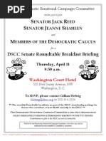 DSCC Senate Roundtable Breakfast Briefing