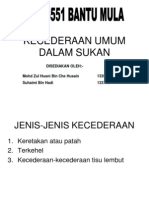 Kecederaan Umum Dalam Sukan (General Sport Injury)