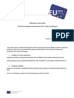 Addendum - Provision of Design and Production of EU Games and Polygon - 14032013