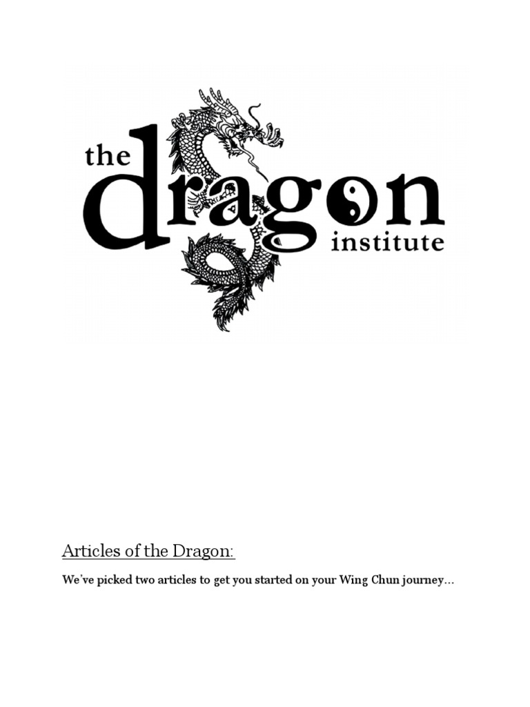 A Guide To Beginning Wing Chun | PDF | Self-Improvement