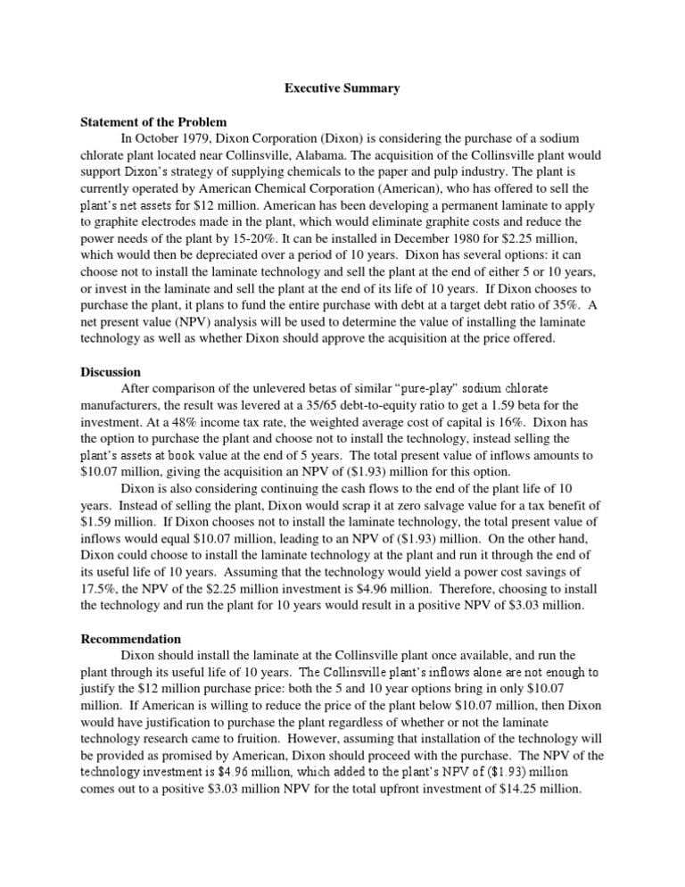 Case summary format picture