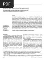 Cuidados pré operatórios em hepatopatas