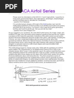 NACA Airfoil Series Overview | PDF | Airfoil | Aerodynamics
