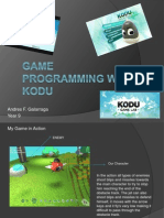 Game Programming With Kodu