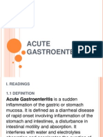 Acute Gastroenteritis: Causes, Signs, Treatment