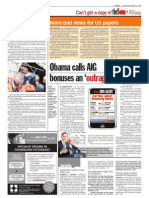 Thesun 2009-03-18 Page06 Obama Calls Aig Bonuses An Outrage