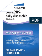 Soflens Daily Disposable Package Insert