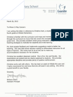 letter of recommend assistant principal