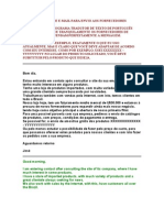 Modelo de E-Mail para Fornecedores Internacionais