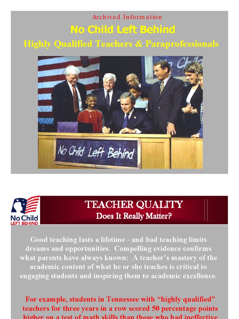Description: Tags: Hqteachers | PDF | No Child Left Behind Act ...