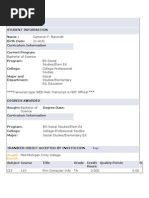 Transcript Data