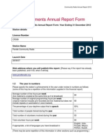 Pendle Community Radio Annual Report 2012