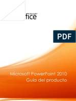 Microsoft PowerPoint 2010 - Guía Del Producto PDF