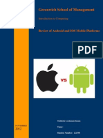 Review and comparison of Android and IOS Mobile Platforms
