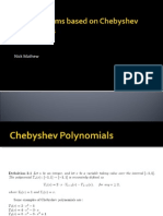 Cryptosystems based on Chebyshev Polynomials - Presentation
