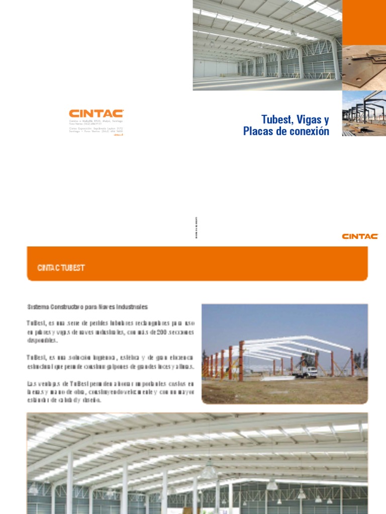 Catalogo Vigas Cintac | Acero estructural | Ingeniería estructural