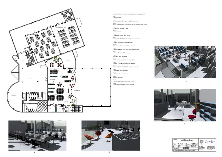 BCI Library Furniture and Layout Plan | PDF | Art