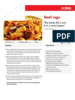 Beef Ragu: "This Hearty Dish Is Sure To Be A Crowd Pleaser."