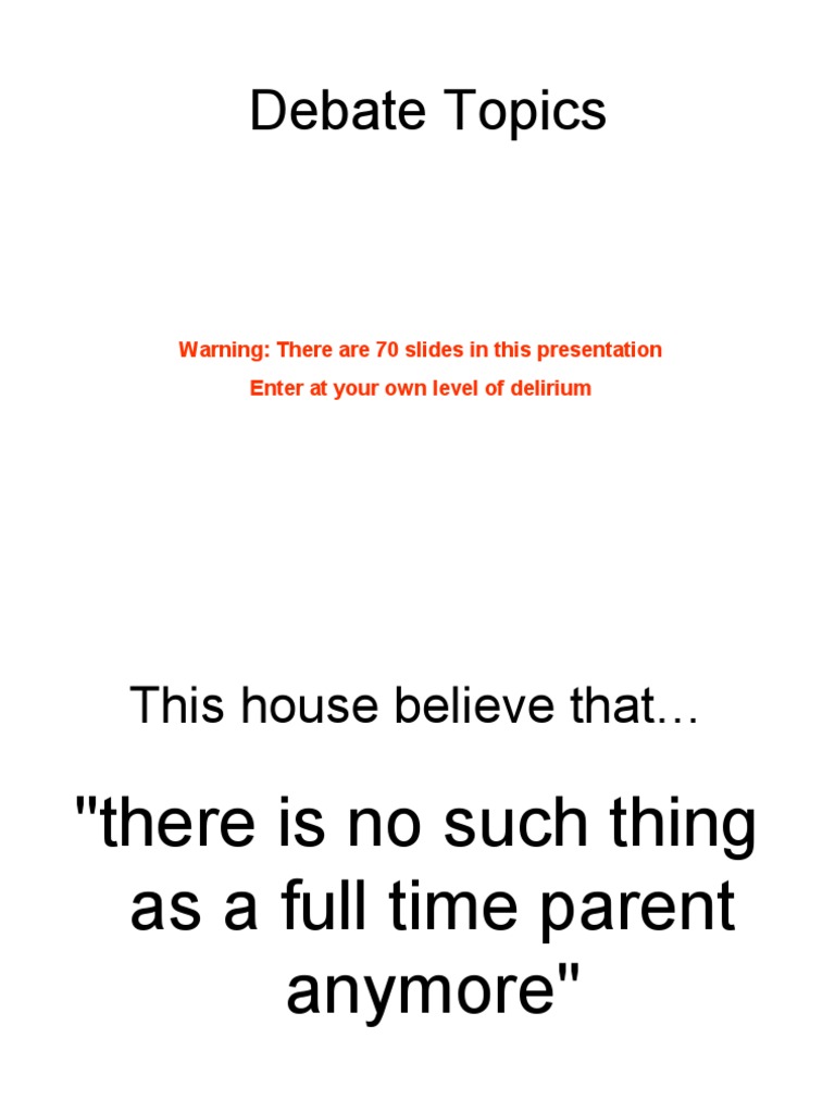 Debate Topics PDF Singapore World Politics